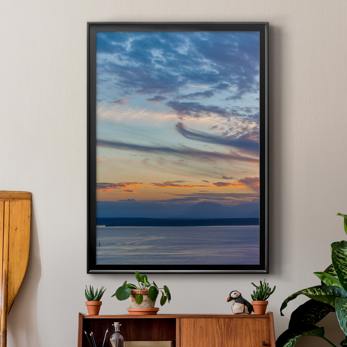 Cloud Variations - Modern Framed Canvas Print