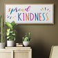 Rainbow Kindness - Floater Framed Canvas Print