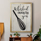 Whisked Away - Modern Framed Canvas Print