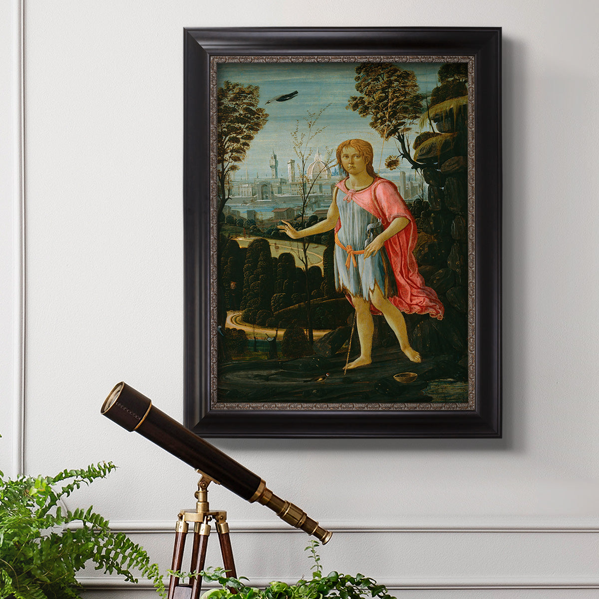 Saint John the Baptist - Ornate Framed Canvas Print