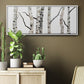 Birch Trees II - Floater Framed Canvas Print