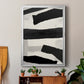 Mountain Paths I - Modern Framed Canvas Print