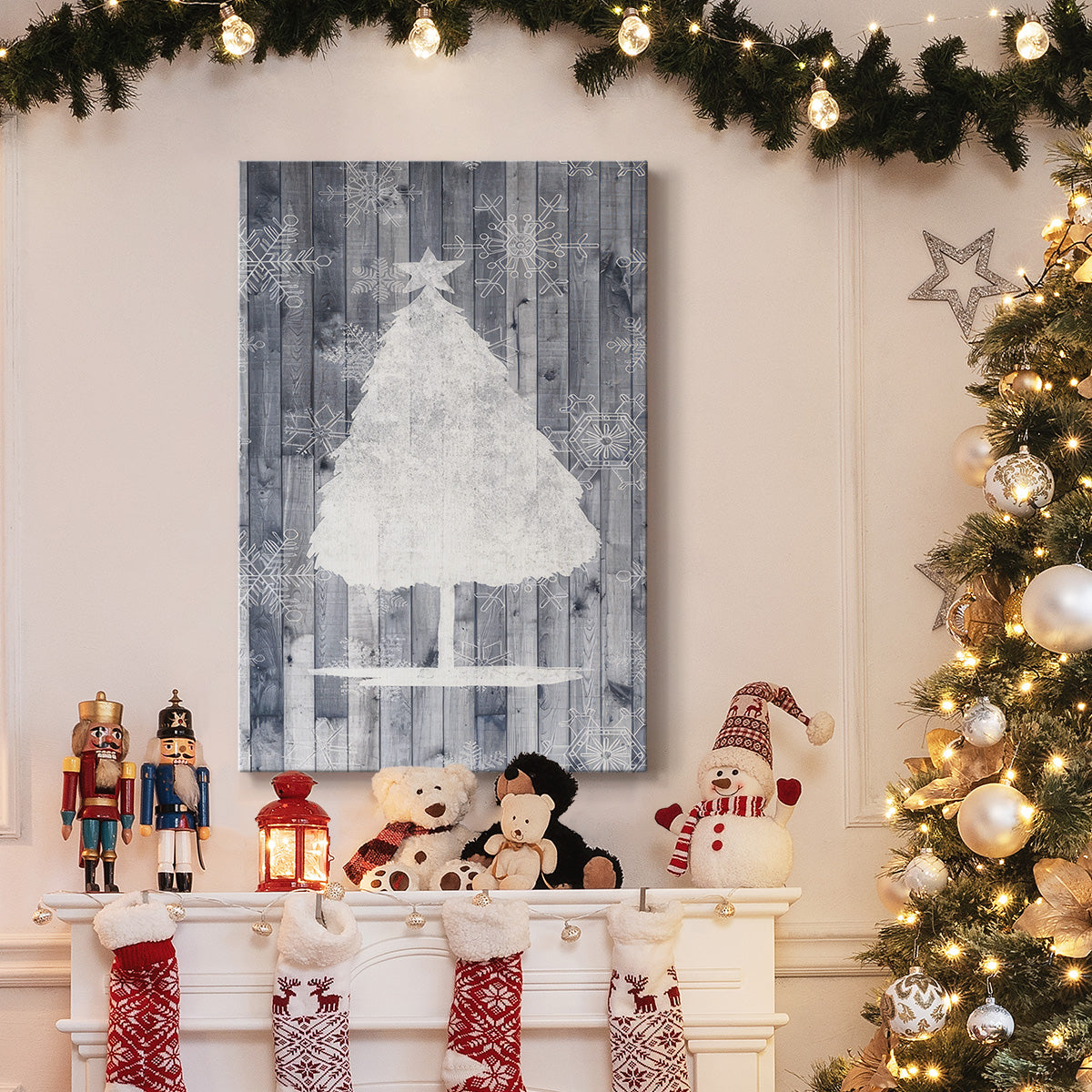 Sophisticated Christmas Collection B - Gallery Wrapped Canvas