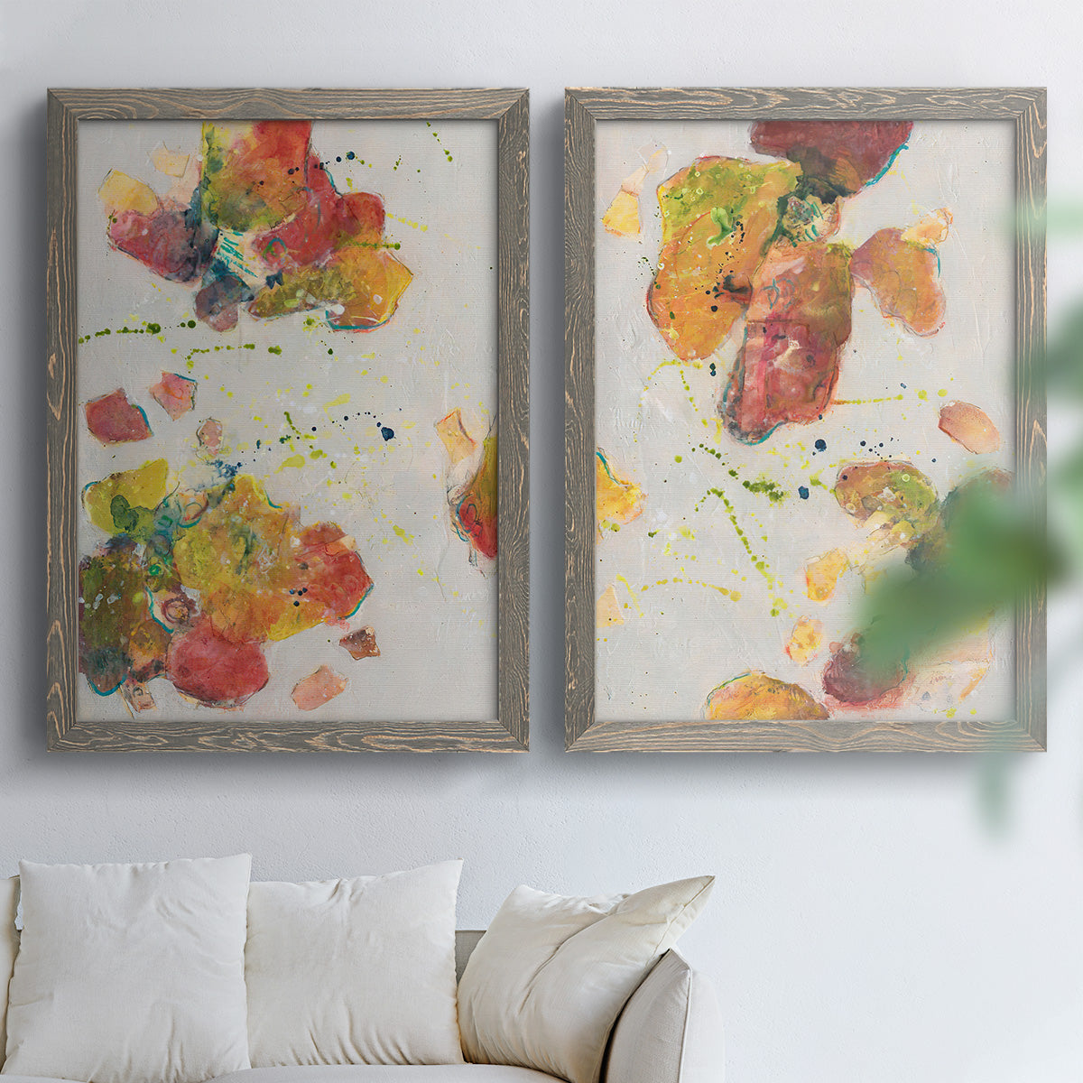 Attracting Love I - Premium Framed Canvas 2 Piece Set - Ready to Hang