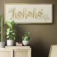 Golden HoHoHo - Floater Framed Canvas Print