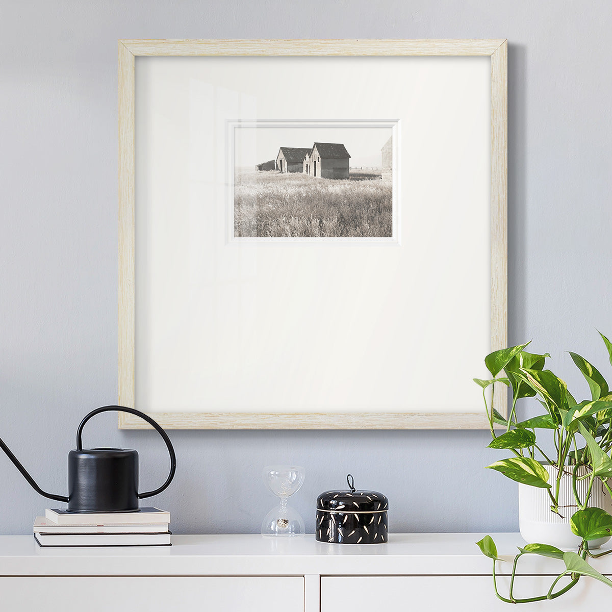 Neutral Barn Premium Framed Print Double Matboard