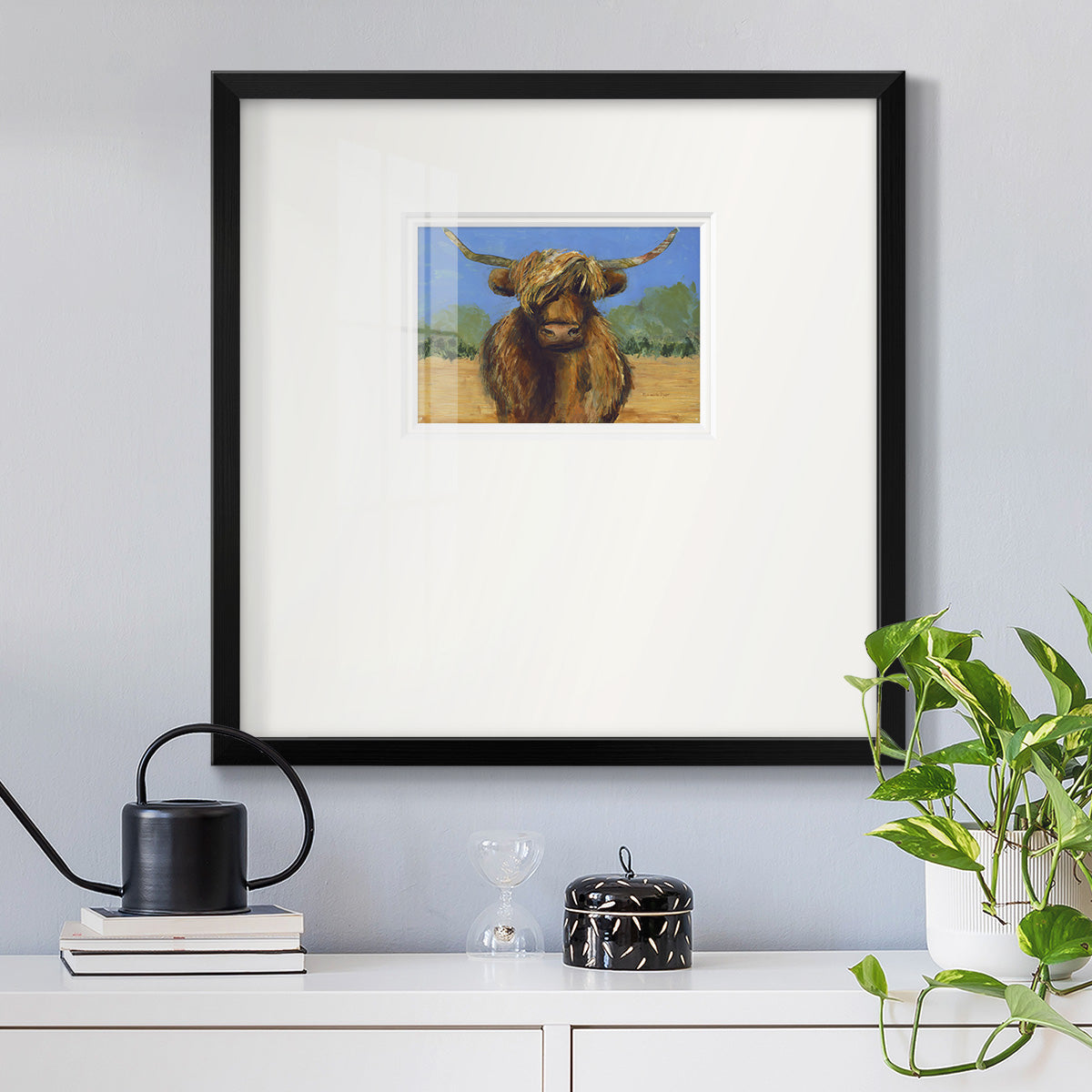 Shorty- Premium Framed Print Double Matboard