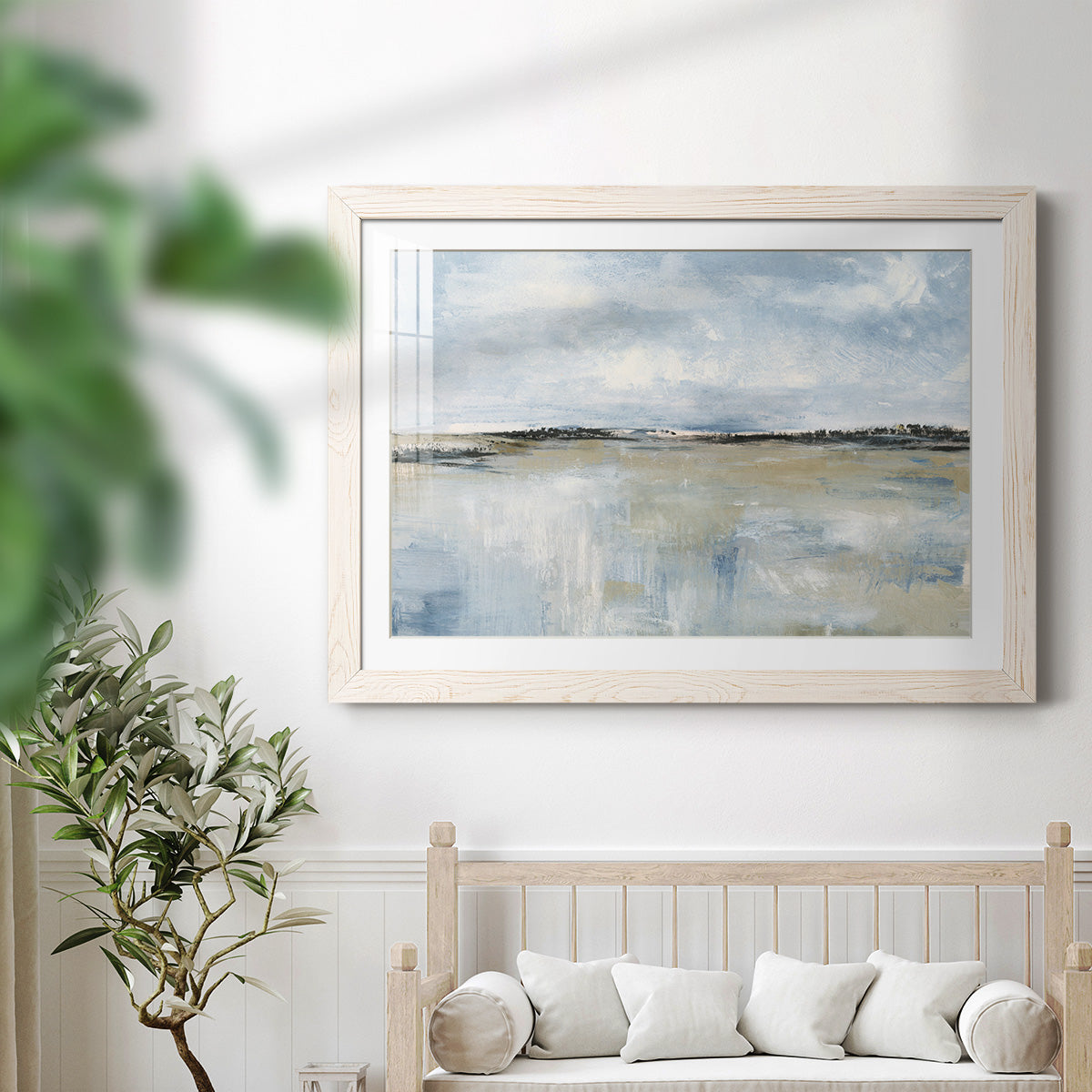 Across The Meadow - Barnwood Framed Art Print