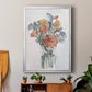 Watercolor Floral Arrangement I - Modern Framed Canvas Print