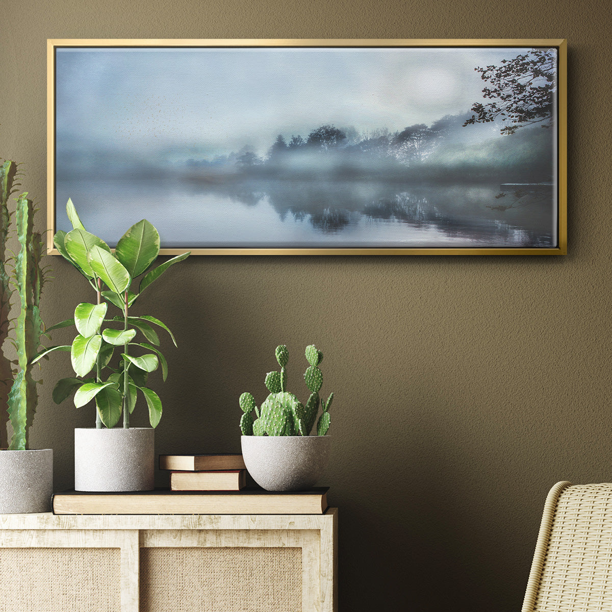 Morning Wonders - Floater Framed Canvas Print