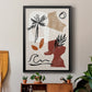 Soft Palms III - Modern Framed Canvas Print