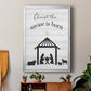 The Savior is Born - Modern Framed Canvas Print