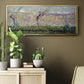 The Banks of the River Epte in Springtime, 1885 - Floater Framed Canvas Print