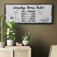 Laundry Room Rules - Floater Framed Canvas Print