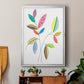 Color Pop Leaves III - Modern Framed Canvas Print