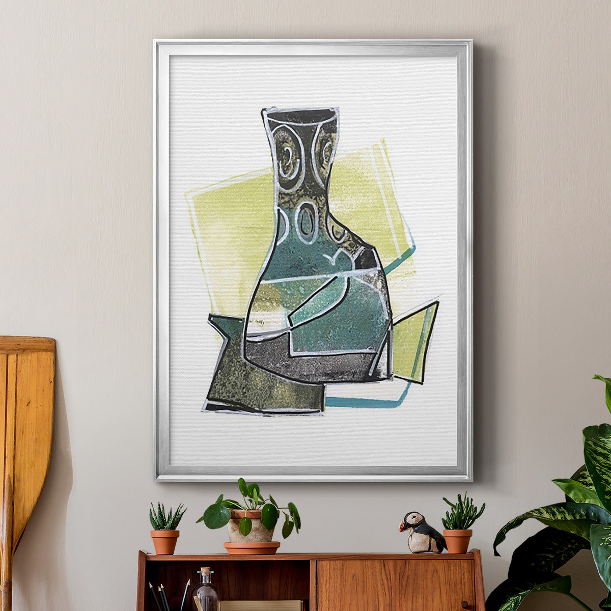 Jubilee Jugs I - Modern Framed Canvas Print