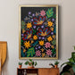 Muddled Flowers I - Modern Framed Canvas Print