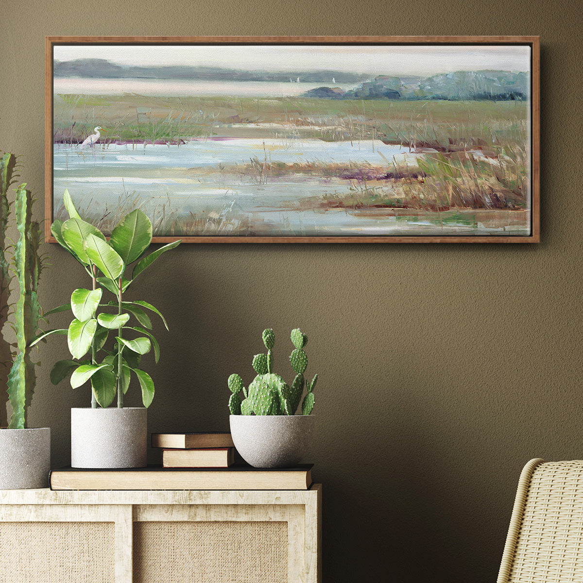 Early Morning Magic - Floater Framed Canvas Print