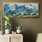 Blue Mountain Peaks I - Floater Framed Canvas Print