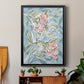 Faded Camellias I - Modern Framed Canvas Print