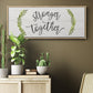 Stronger Together - Floater Framed Canvas Print