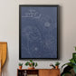 Serve the Lord Floral Sketch - Modern Framed Canvas Print