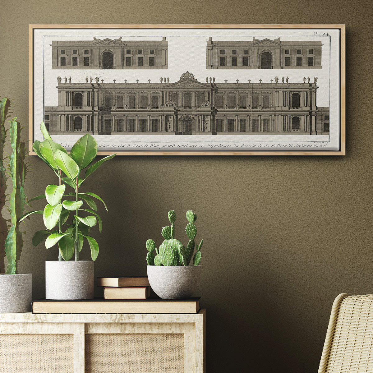 Buildings & Facades I - Floater Framed Canvas Print