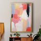 Aerial Scarlet I - Modern Framed Canvas Print