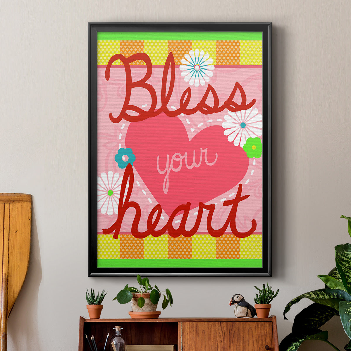 Southern Sayings I - Modern Framed Canvas Print