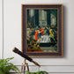 Classical historical painting of Alexander the Great by Donato Creti in an ornate bronzed mahogany wood frame displayed in a light-toned interior setting.