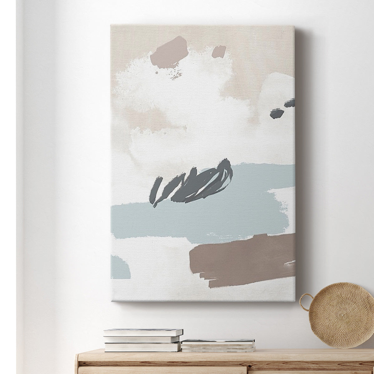 Neutral Wash II - Canvas Art Print