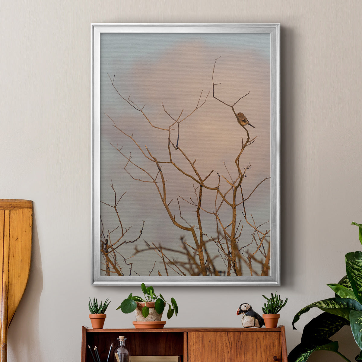 At Dawn - Modern Framed Canvas Print