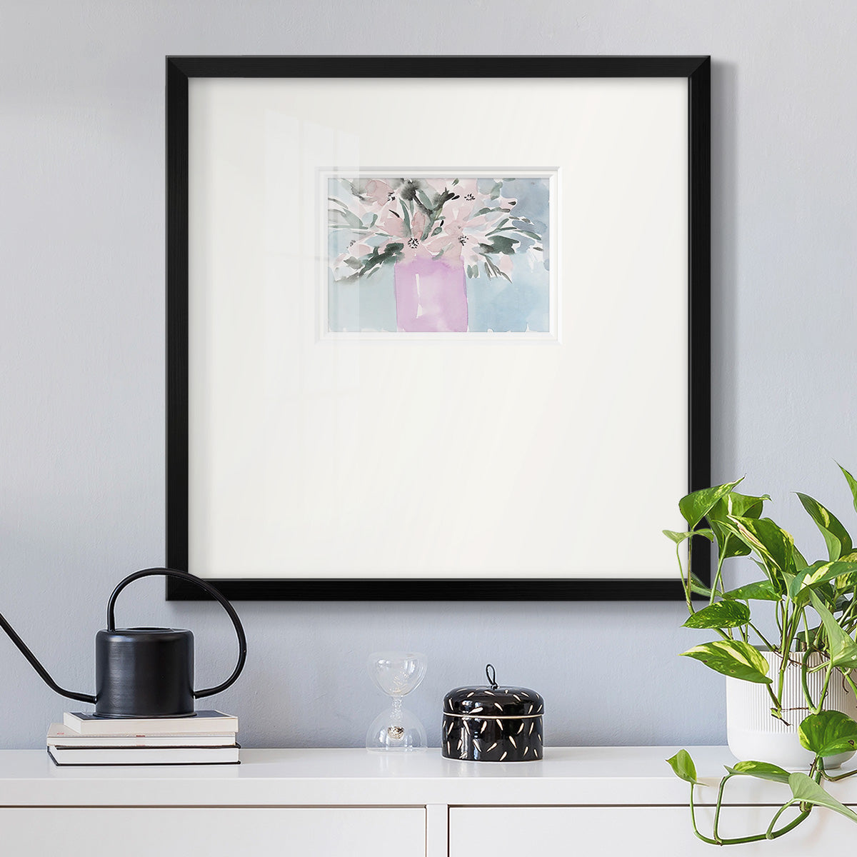 Broken Flowers II Premium Framed Print Double Matboard