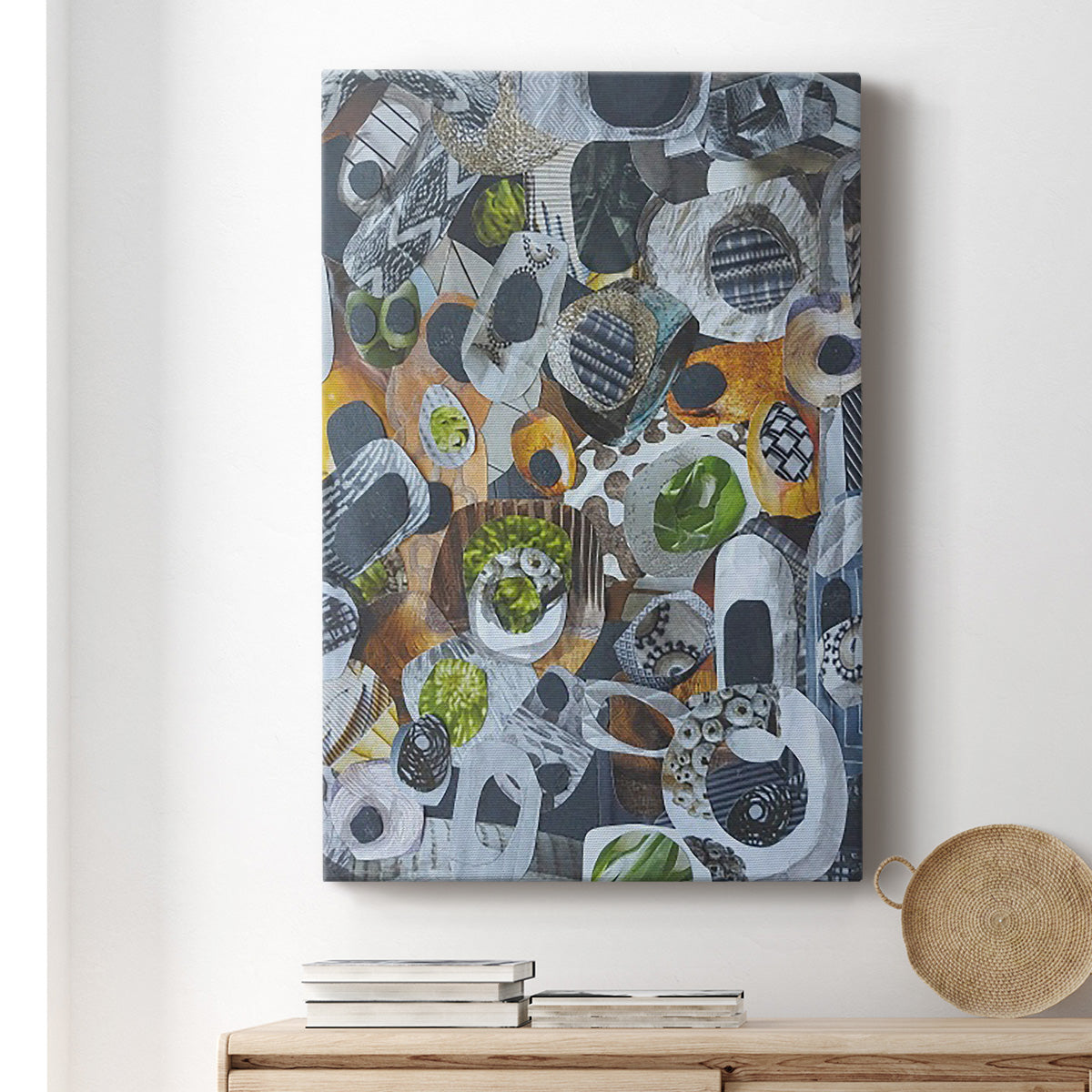 Big Sur Stones and Kelp Premium Gallery Wrapped Canvas - Ready to Hang