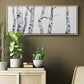 Birch Trees I - Floater Framed Canvas Print