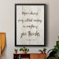 Rejoice Always - Modern Framed Canvas Print