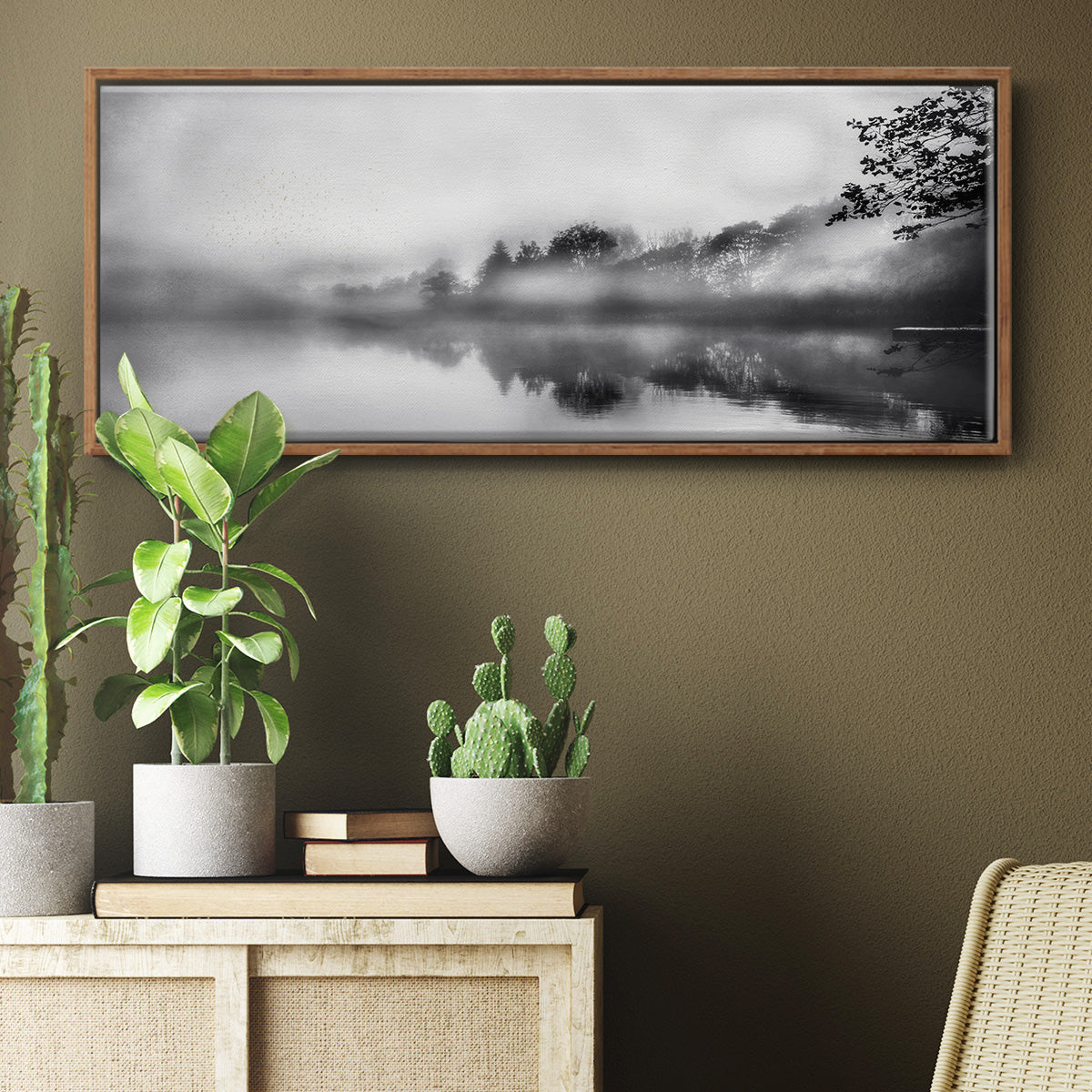 Soft Wonders - Floater Framed Canvas Print