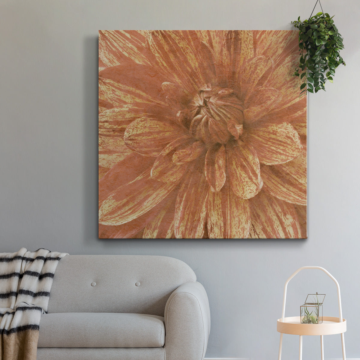 Wall Flower IX-Premium Gallery Wrapped Canvas - Ready to Hang