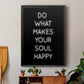 Soul Happy - Modern Framed Canvas Print
