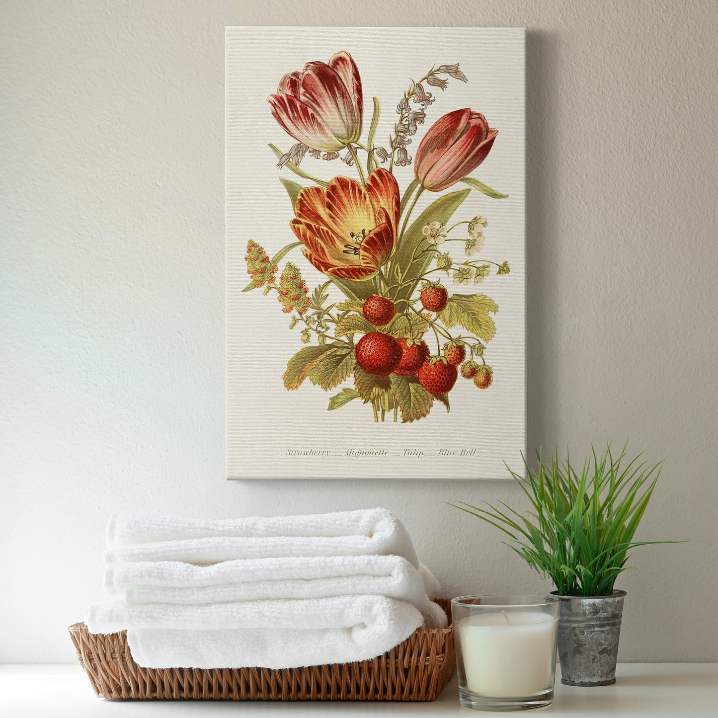 Antique Floral Bouquet IV Premium Gallery Wrapped Canvas - Ready to Hang