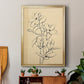 Magnolia Sketch I - Modern Framed Canvas Print