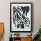 Ink Jungle II - Modern Framed Canvas Print