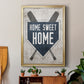 Home Sweet Home Base - Modern Framed Canvas Print