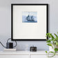 Misty Sail Premium Framed Print Double Matboard