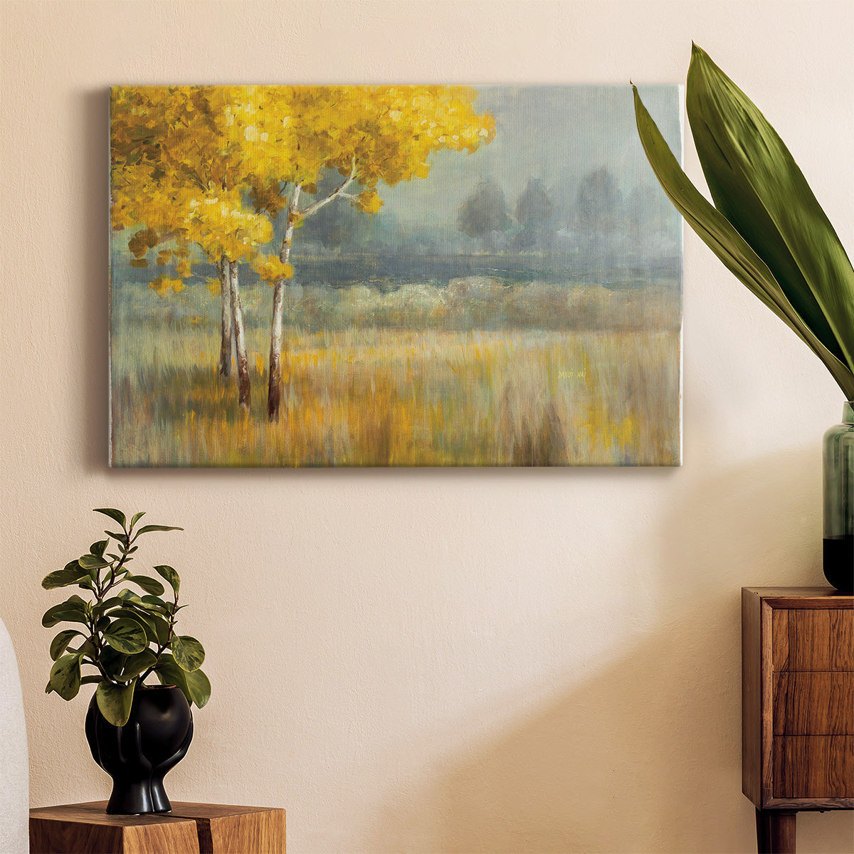 Yellow Landscape - Canvas Art Print