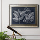 Foliage on Navy III Premium Framed Canvas- Ready to Hang