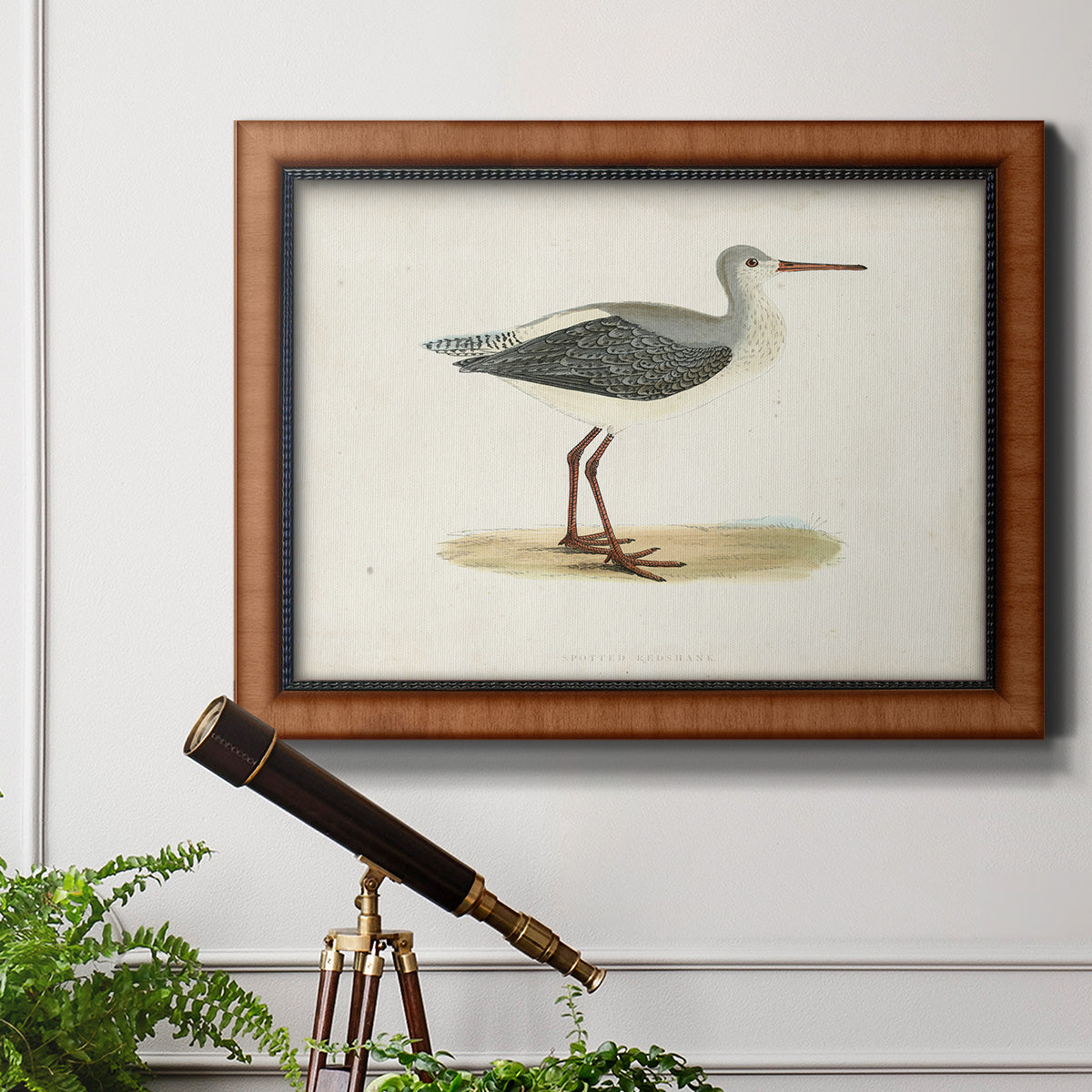 Morris Sandpipers I Premium Framed Canvas- Ready to Hang