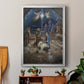 Silent Night - Modern Framed Canvas Print