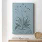 Botanical on Teal IV Premium Gallery Wrapped Canvas - Ready to Hang