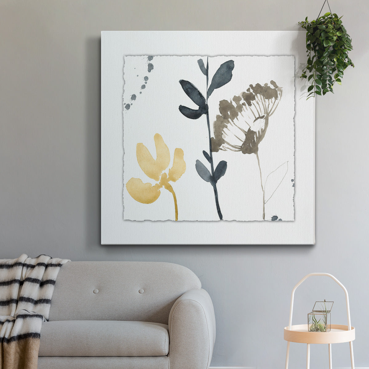 Branch Contours IV - Canvas Art Print